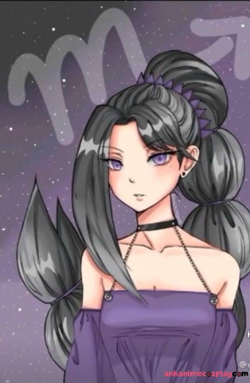 hình ảnh cung bọ cạp nữ anime art